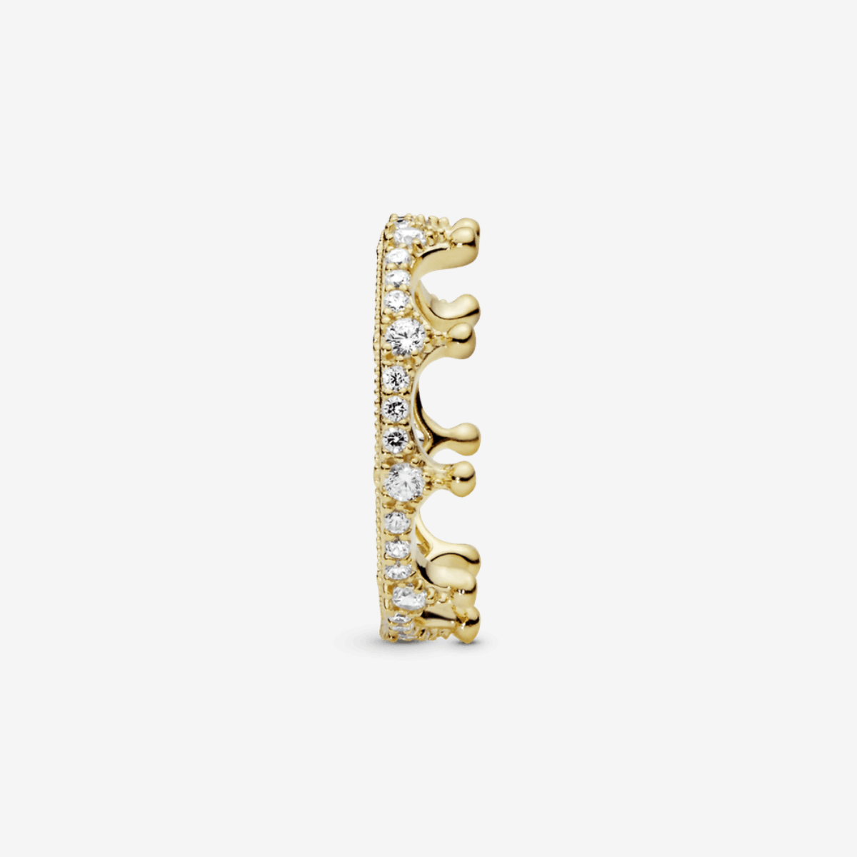 Anel Coroa da rainha - Ouro 18k