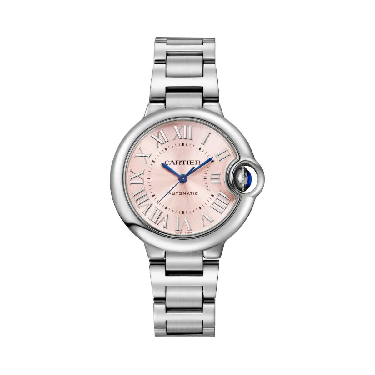 Relógio Ballon Bleu 33mm Fundo Rosa
