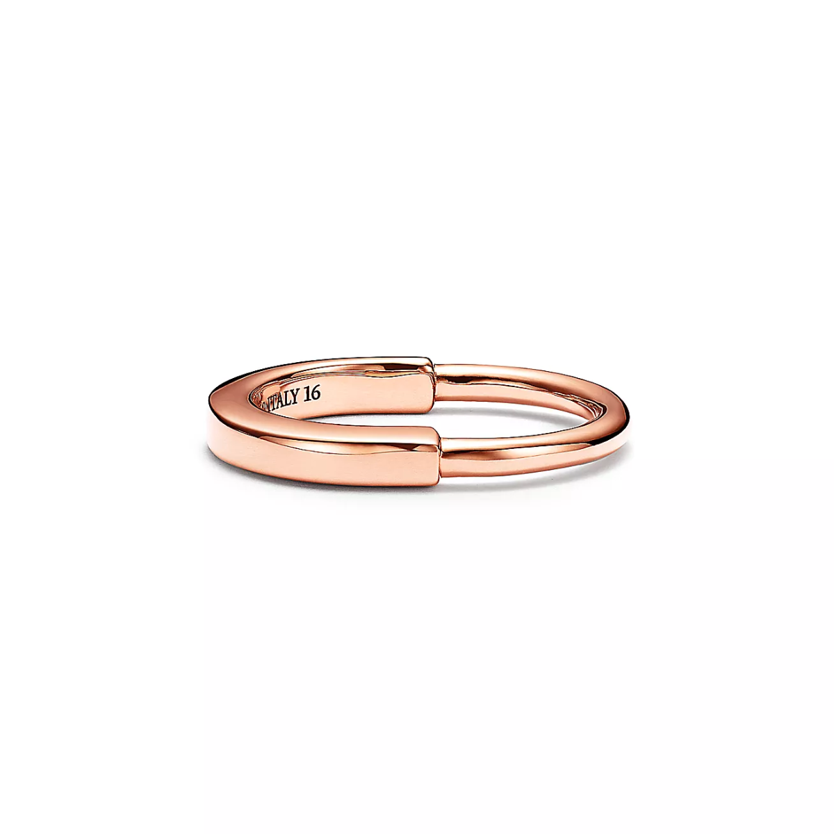 Anel Lock Cadeado - Ouro Rose