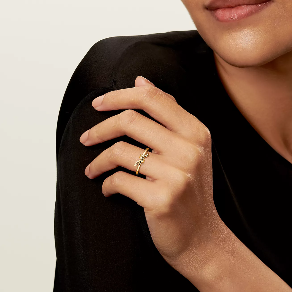 Anel Knot Nó - Ouro 18k