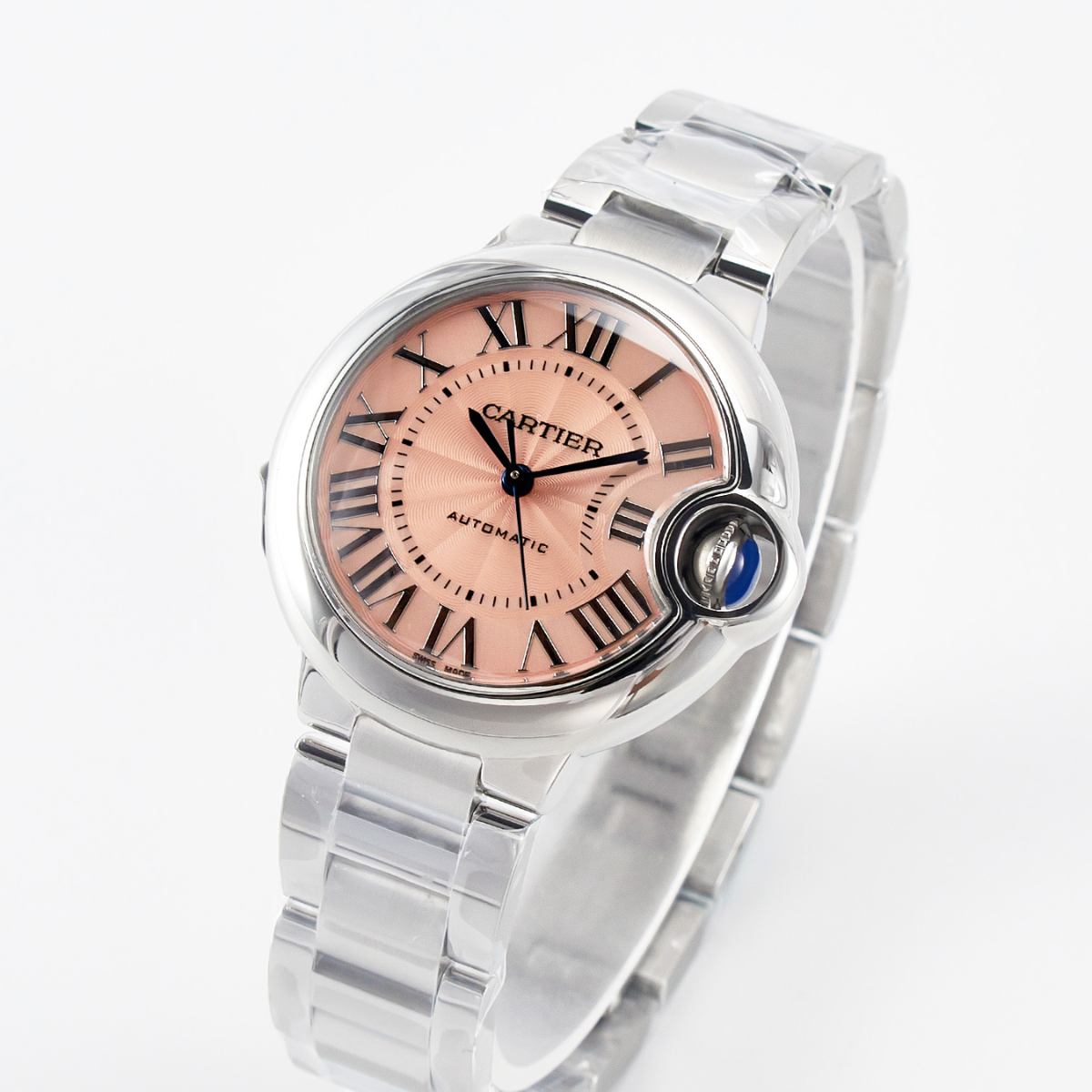 Relógio Ballon Bleu 33mm Fundo Rosa