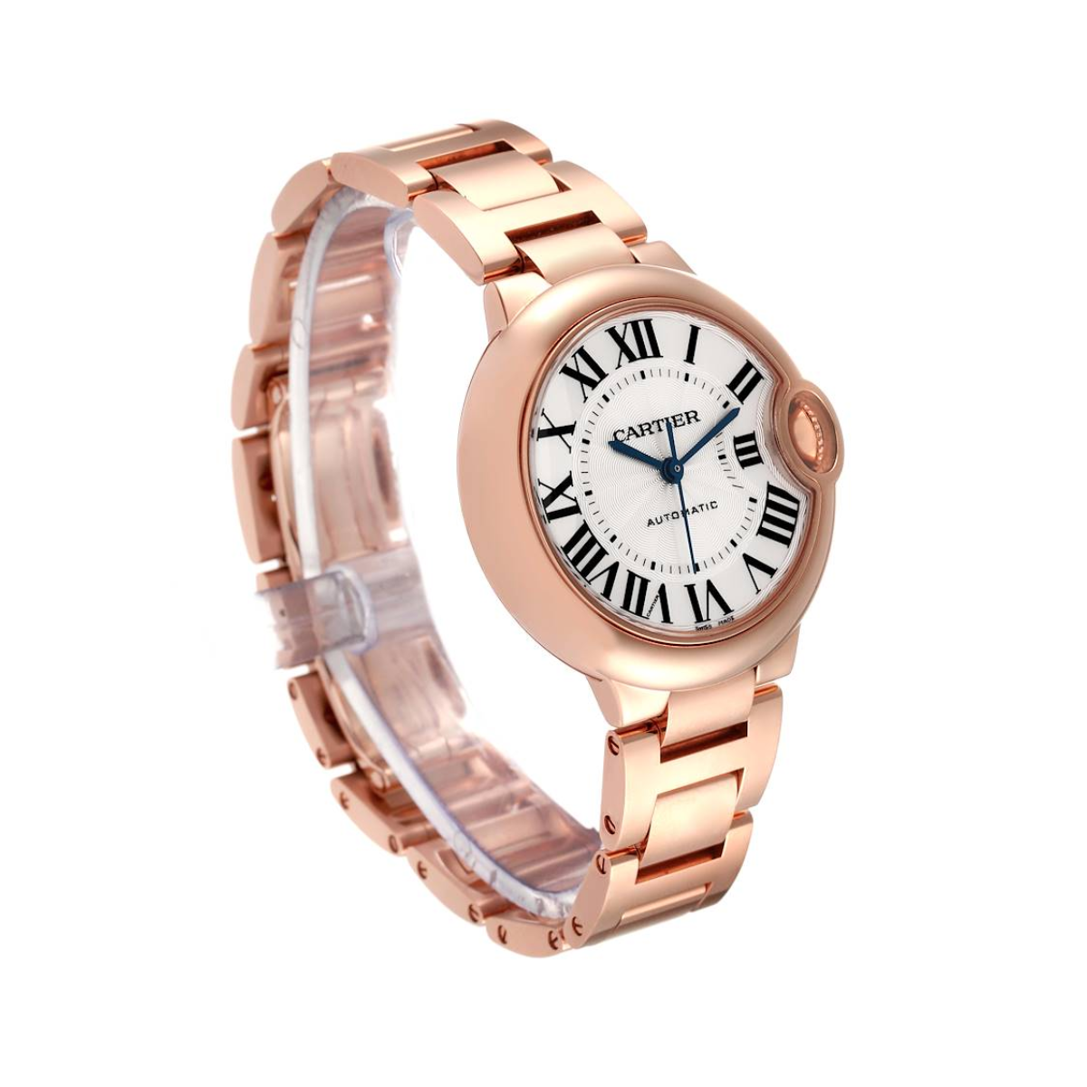 Relógio Ballon Bleu Rose 33mm Fundo Branco