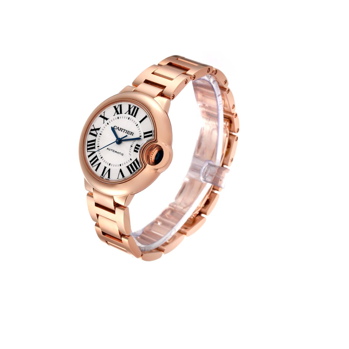 Relógio Ballon Bleu Rose 33mm Fundo Branco