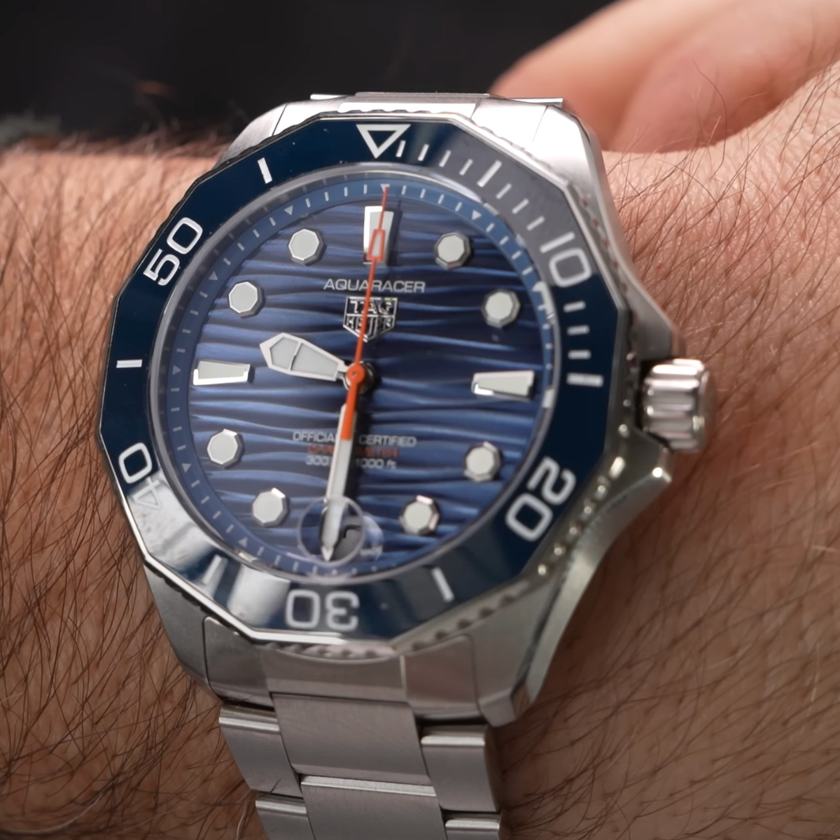 Relógio T.h Aquaracer Azul Professional 300 Date