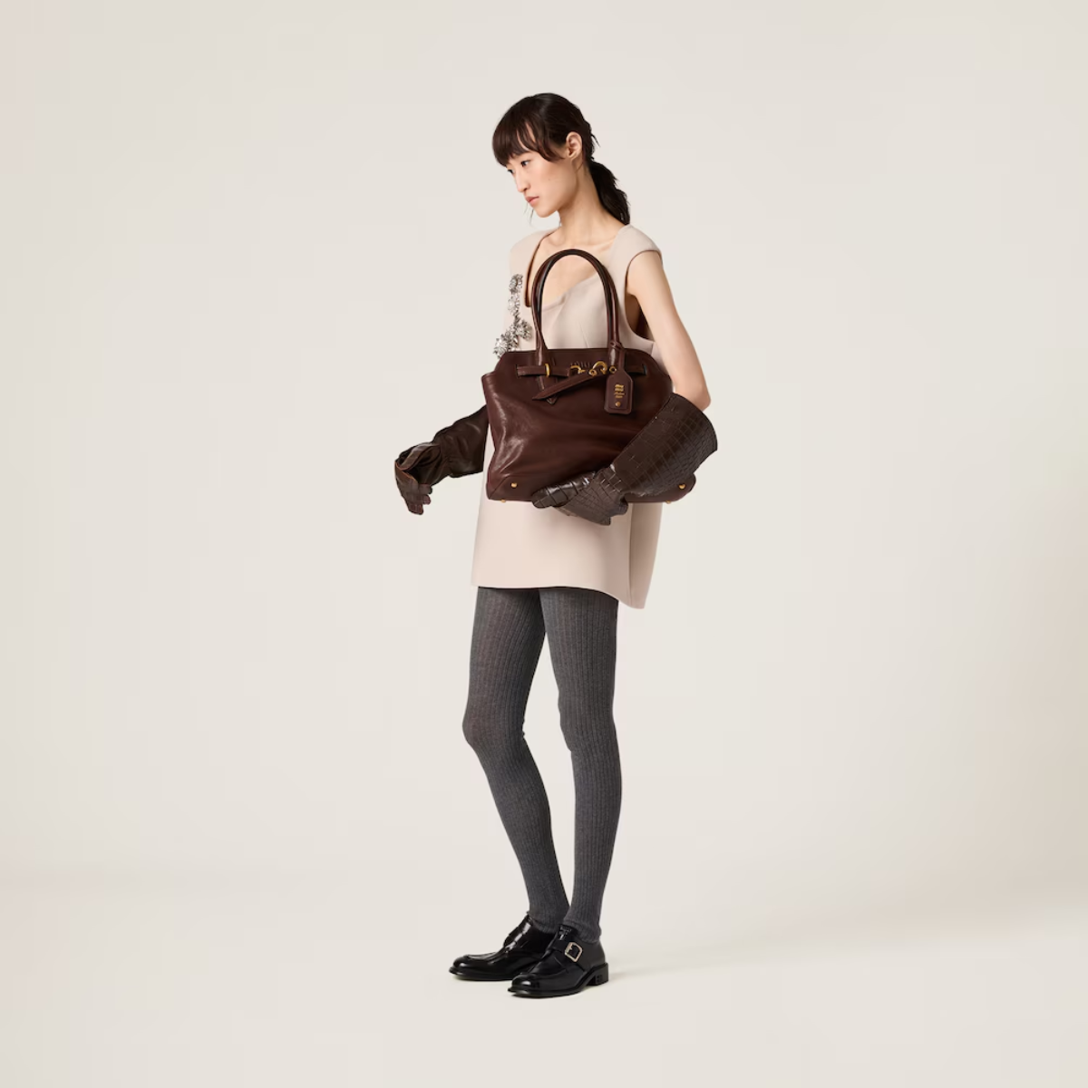 Bolsa Aventure Média Marrom