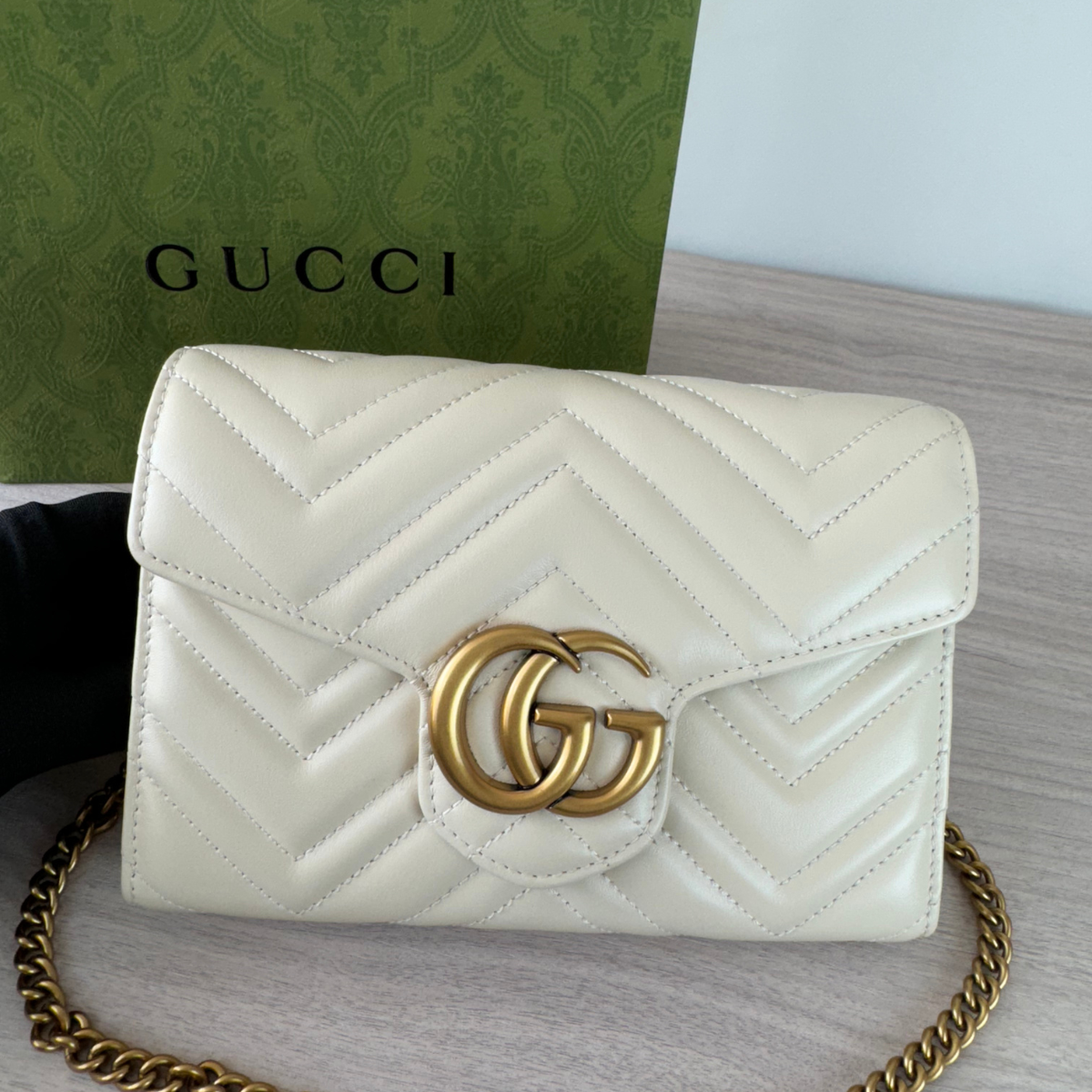 Bolsa Mini Marmont Branco