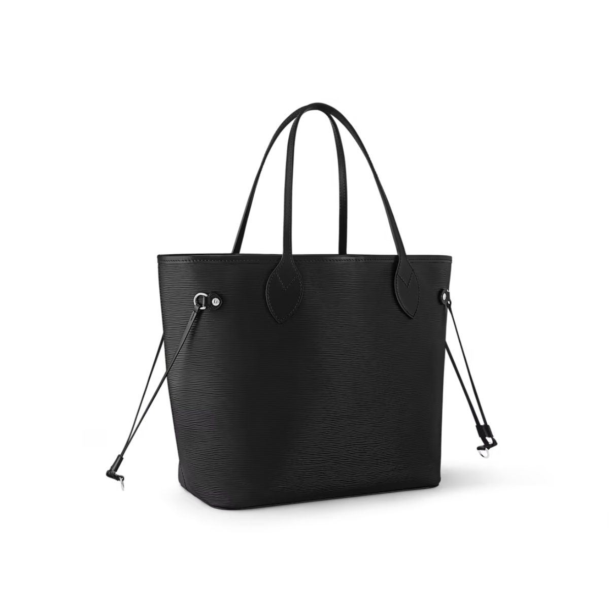 Bolsa LV Tote Neverfull MM Preto Liso