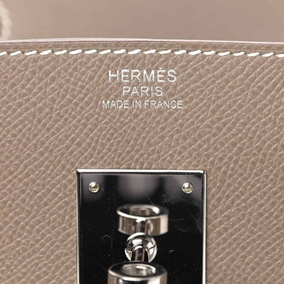 Bolsa Hermes Birkin 30 Cinza