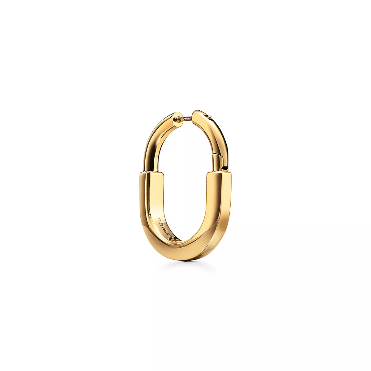 Brinco Lock Cadeado - Ouro 18K