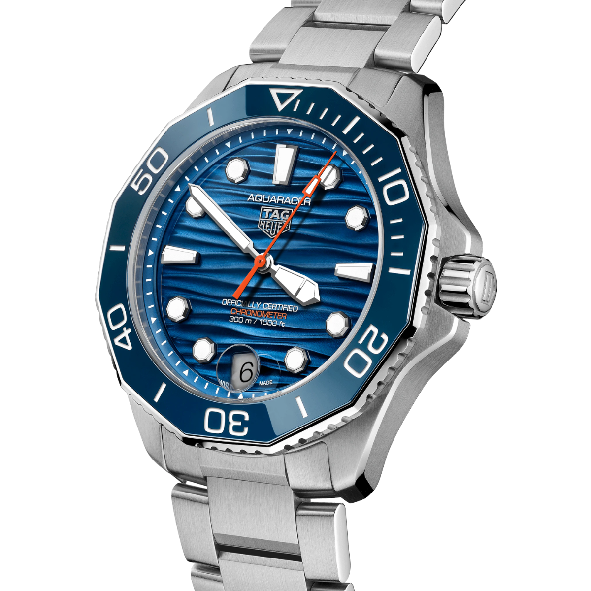 Relógio T.h Aquaracer Azul Professional 300 Date