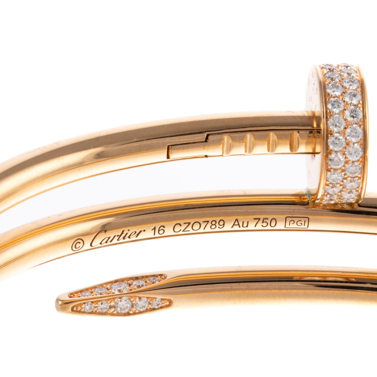 Bracelete Triplo Prego Juste un Clou - Ouro 18K