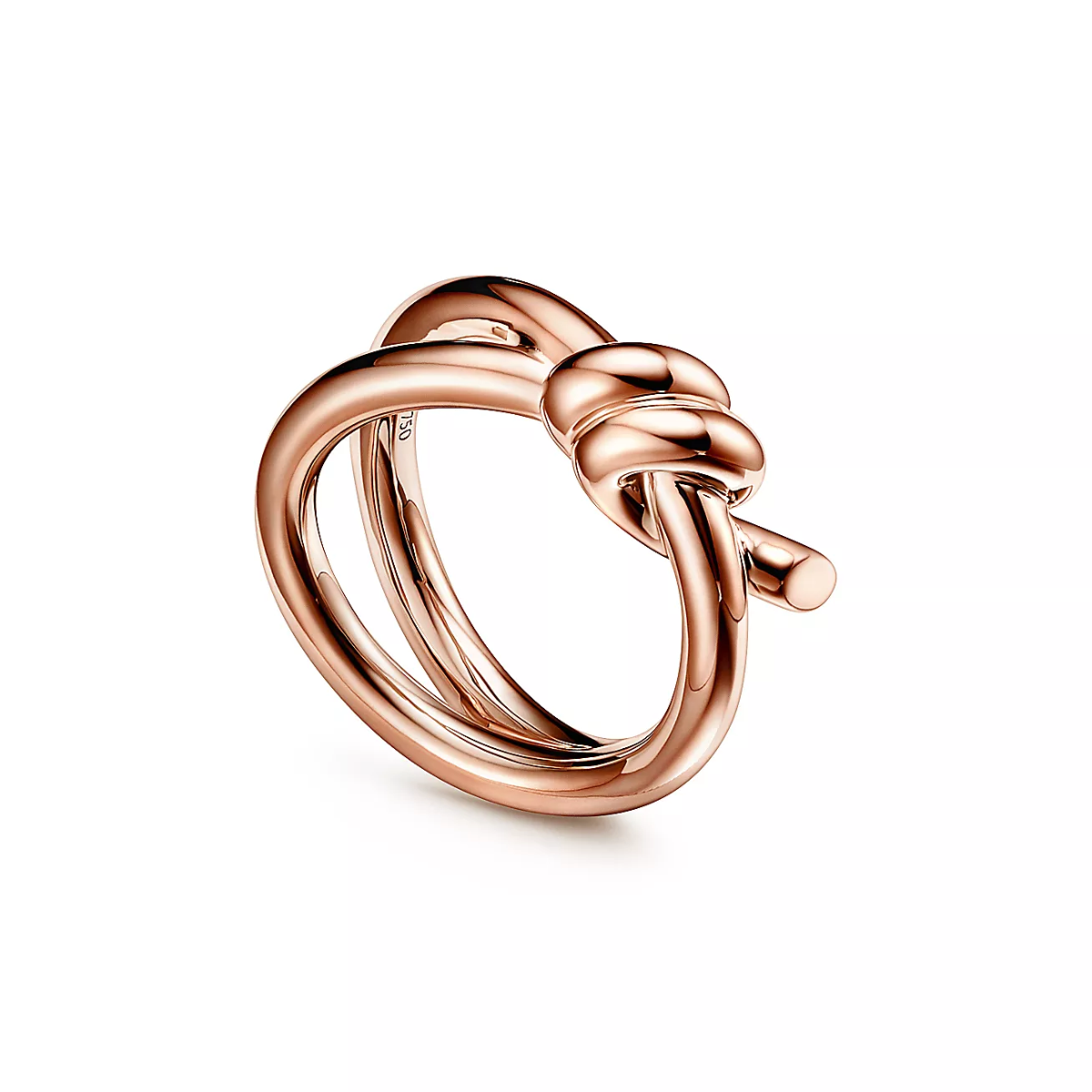 Anel Knot Nó Entrelaçado - Ouro Rose
