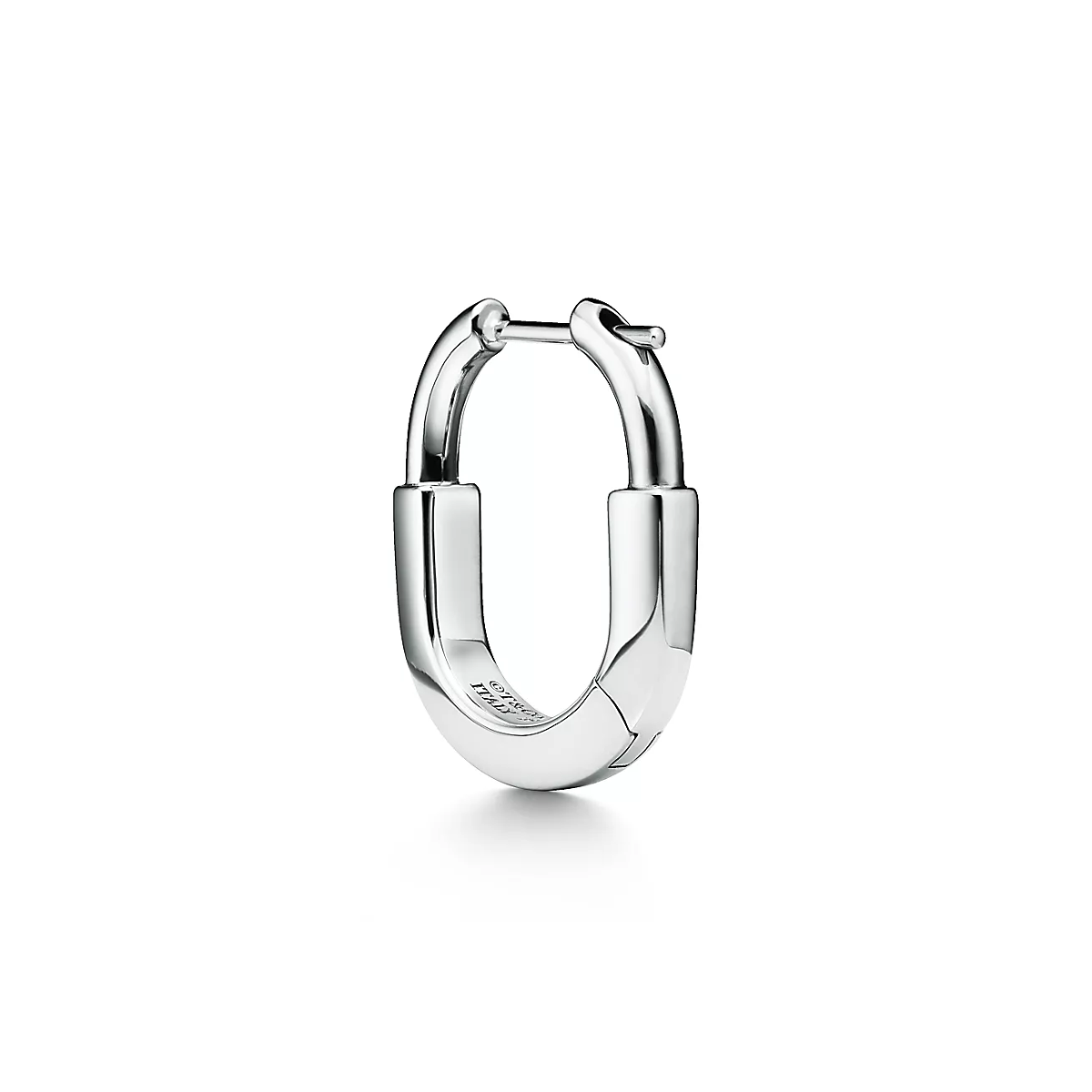 Brinco Lock Cadeado - Prata 925