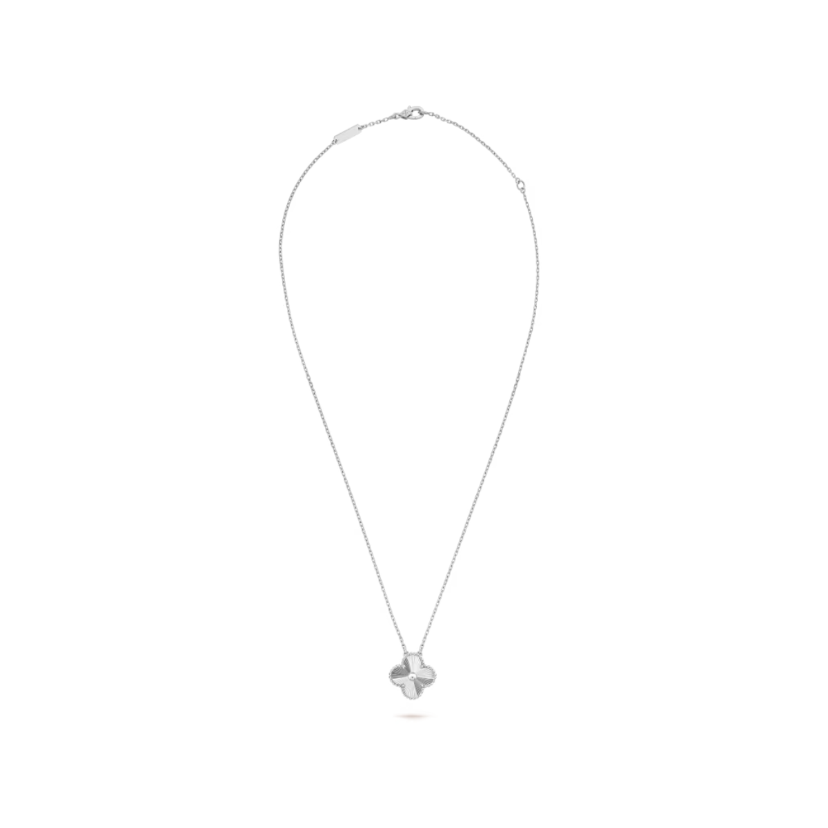 Conjunto Trevo Colar e Brinco Brilhante - Prata de Lei