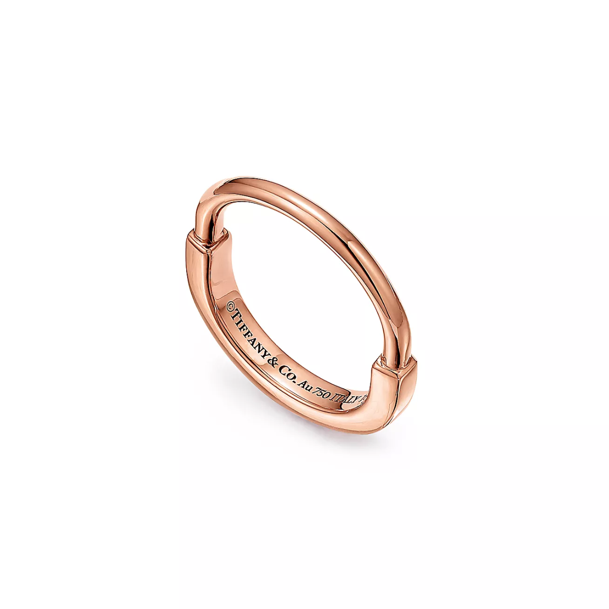 Anel Lock Cadeado - Ouro Rose