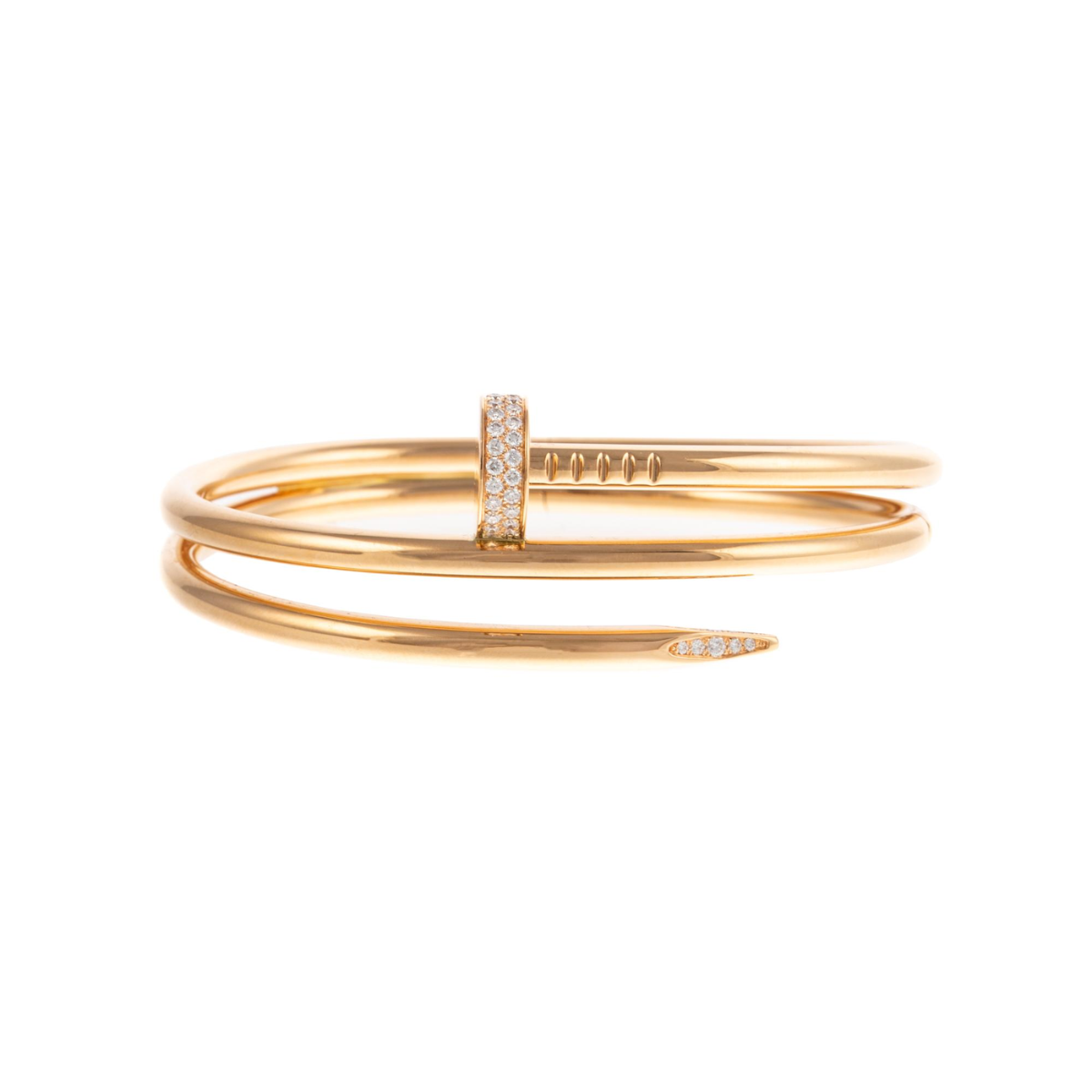 Bracelete Triplo Prego Juste un Clou - Ouro 18K