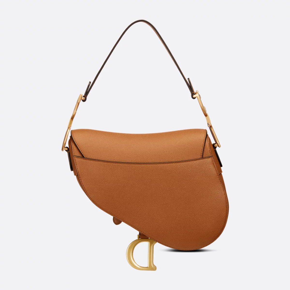 Bolsa Saddle Couro Marrom