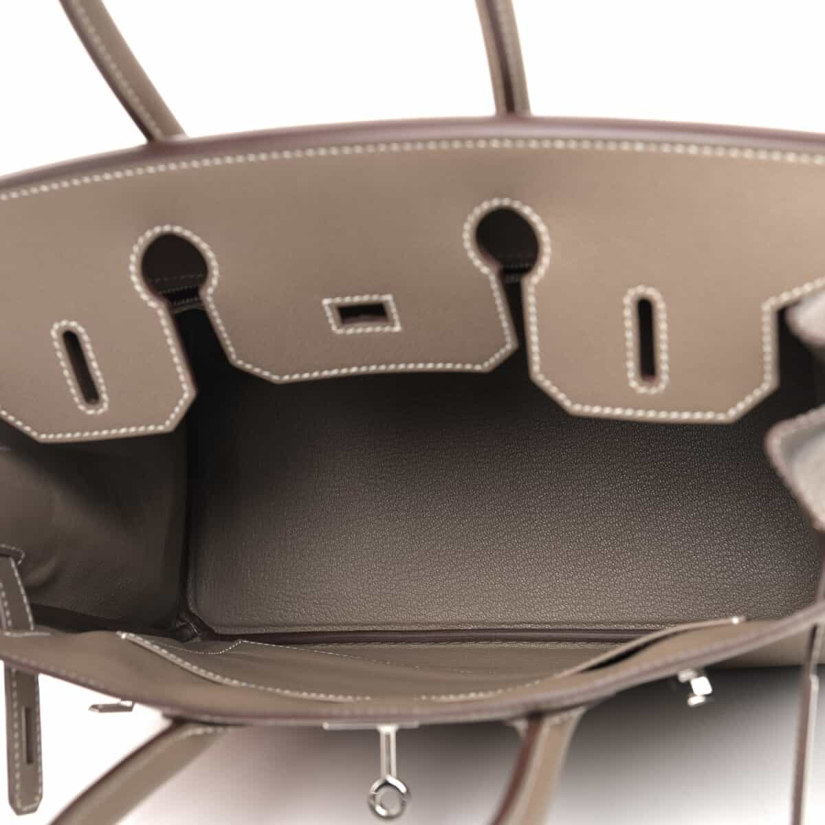 Bolsa Hermes Birkin 30 Cinza