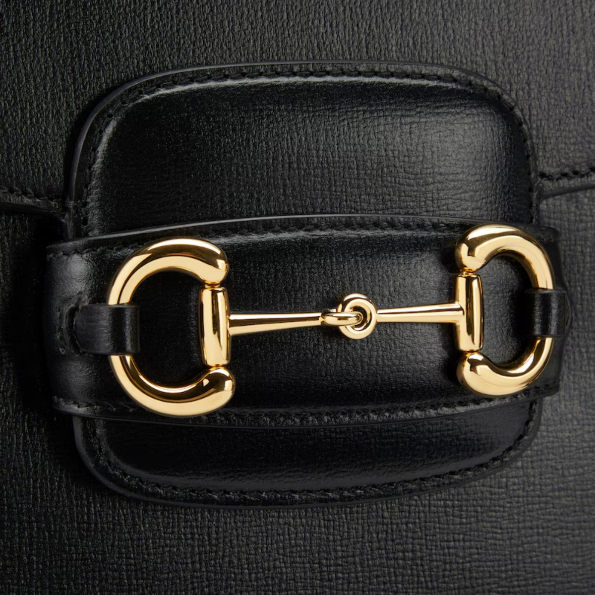 Bolsa De Ombro Horsebit 1955 Médio Preto