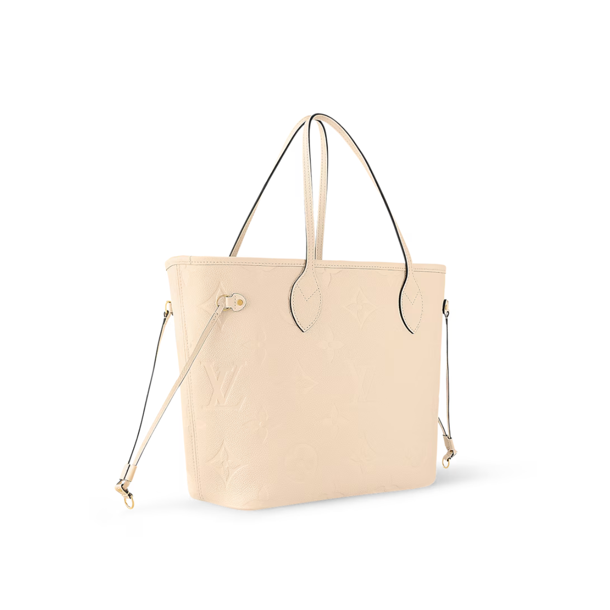 Bolsa LV Tote Neverfull MM Creme