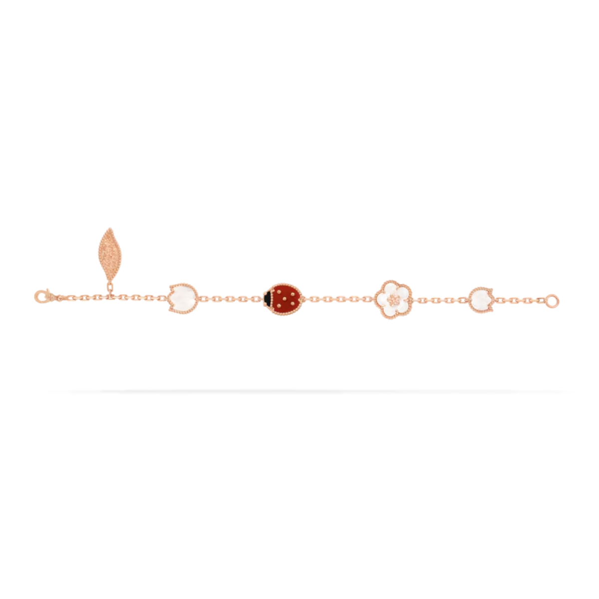 Pulseira VCA 5 Motivos Lucky Spring - Ouro Rose