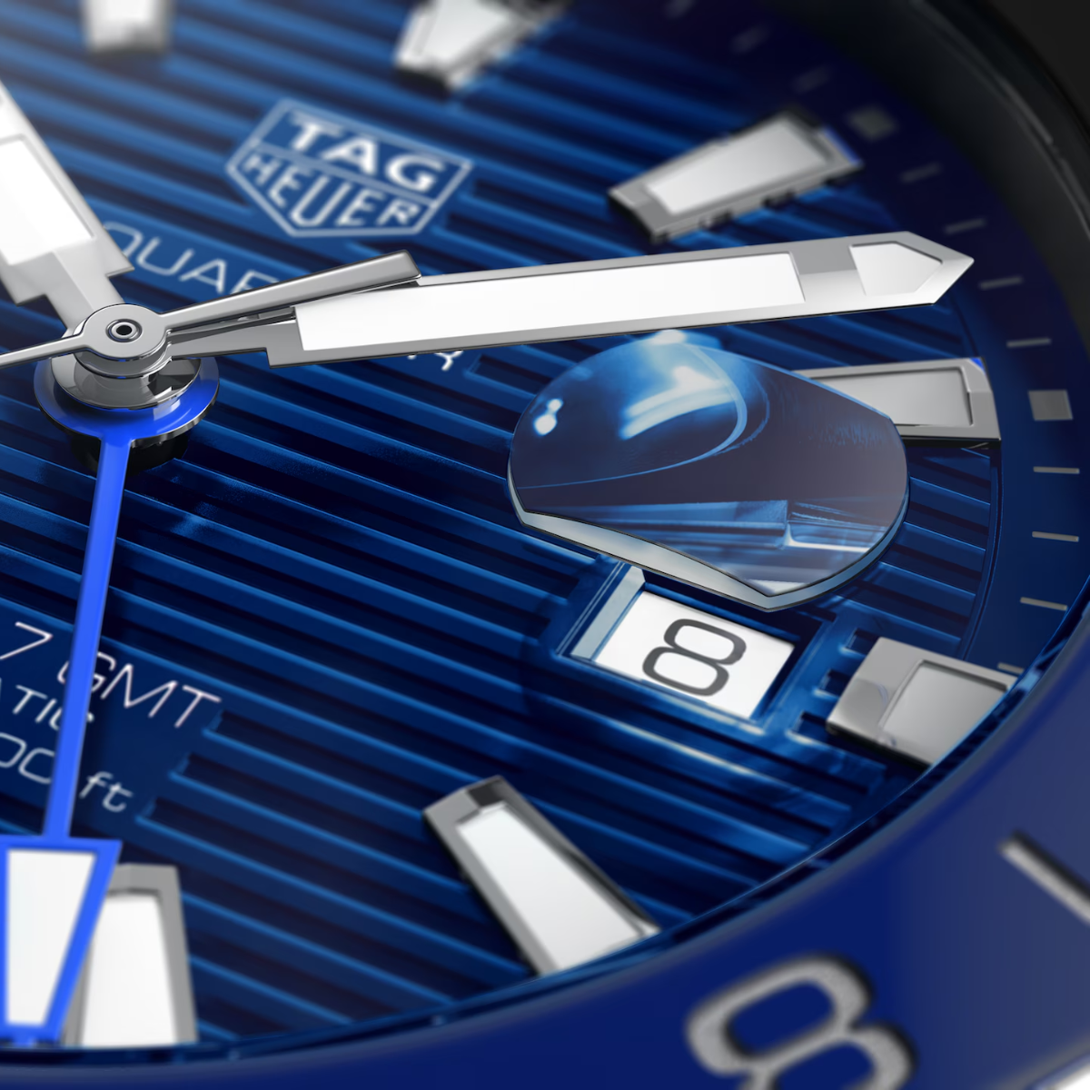 Relógio T.H Aquaracer Azul e Preto GMT "Batman"