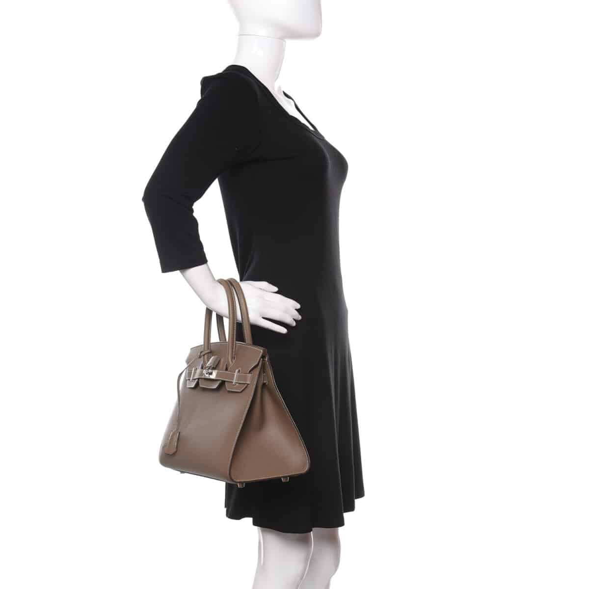 Bolsa Hermes Birkin 30 Cinza