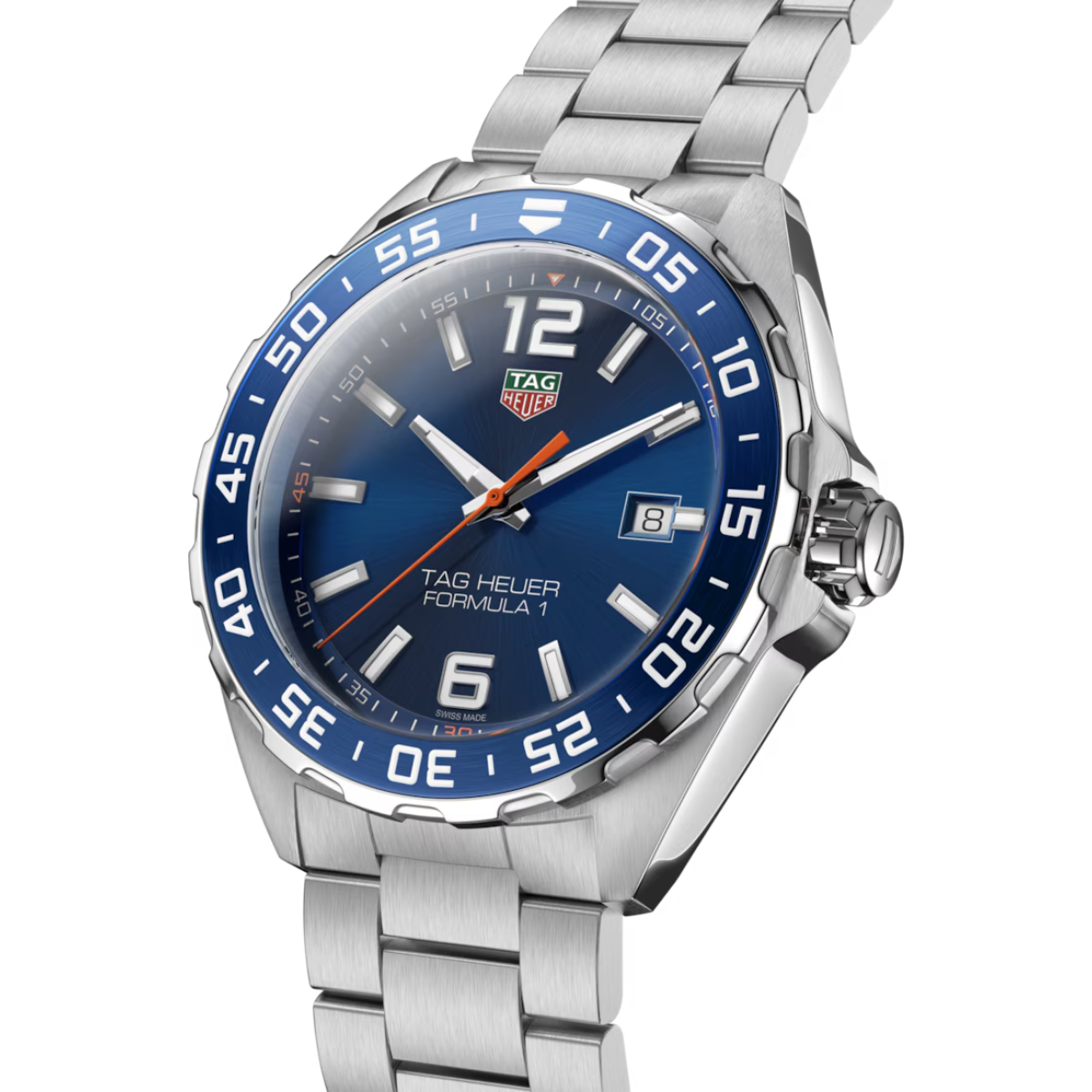 Relógio T.H Formula 1 Date Fundo Azul