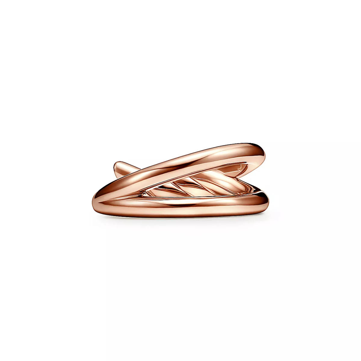 Anel Knot Nó Entrelaçado - Ouro Rose