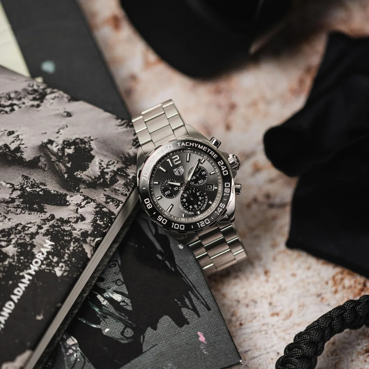 Relógio T.H Formula 1 Chronograph Fundo Cinza
