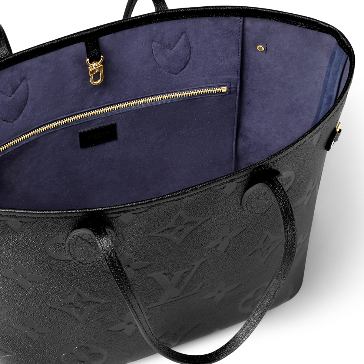 Bolsa LV Tote Neverfull MM Preto