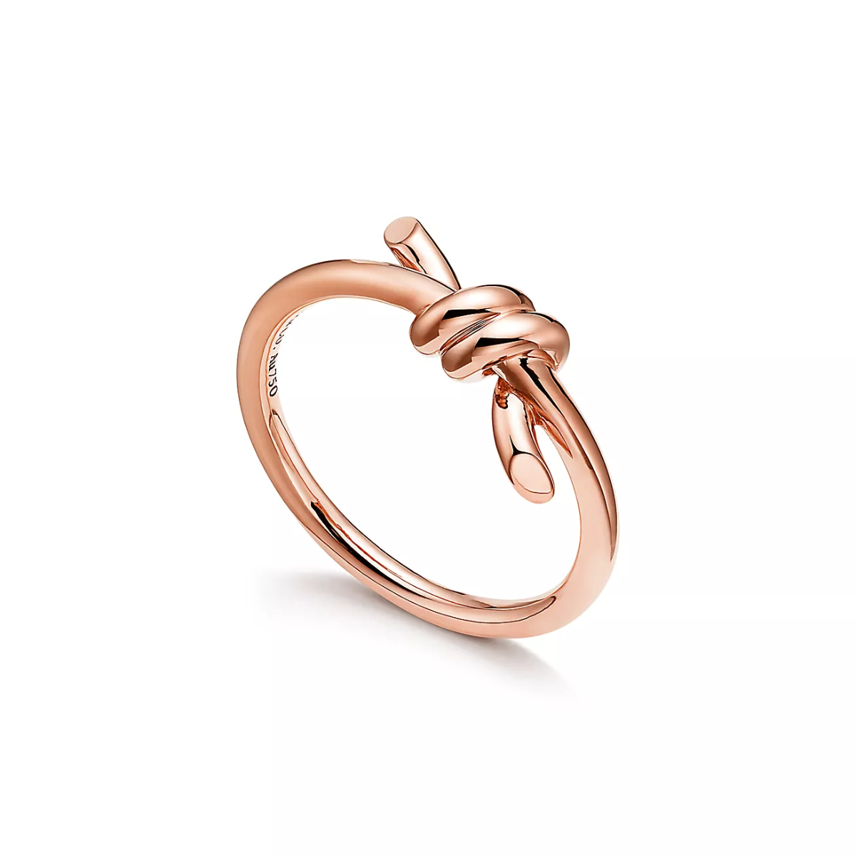 Anel Knot Nó - Ouro Rose