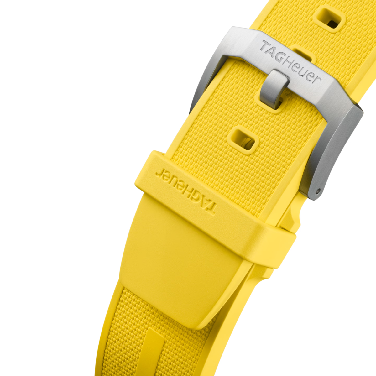 Relógio T.H Formula 1 Tachymetre Fundo Amarelo - Pulseira Borracha