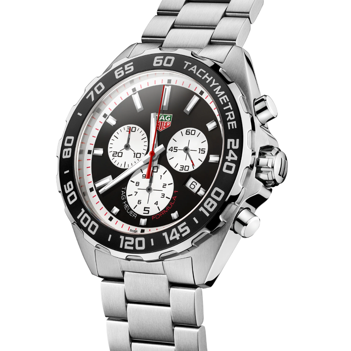 Relógio T.H Formula 1 Chronograph Fundo Preto