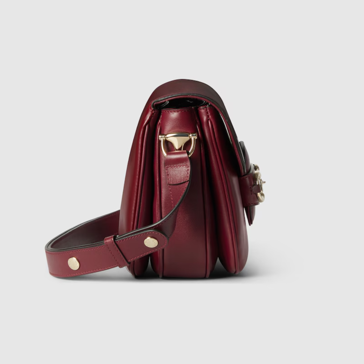Bolsa De Ombro Horsebit 1955 Médio Vinho