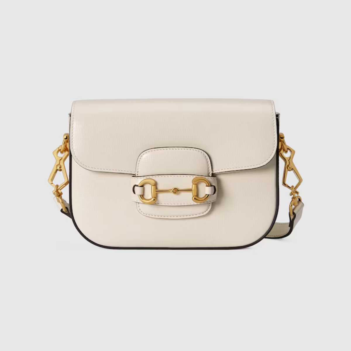 Bolsa De Ombro Horsebit 1955 Pequeno Branco