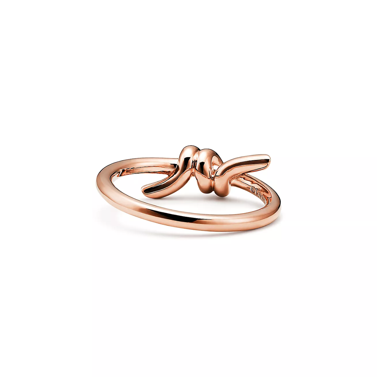 Anel Knot Nó - Ouro Rose