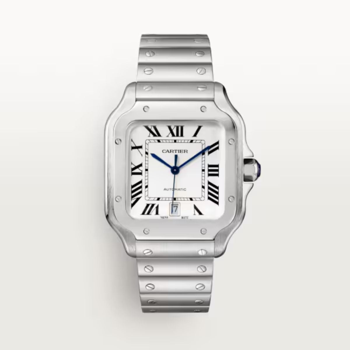 Relógio Santos de Cartier Large Prata