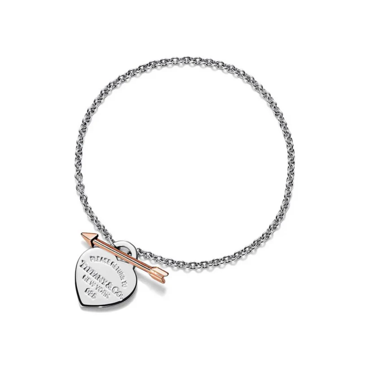 Pulseira Lovestruck com Coração e Flecha - Prata 925