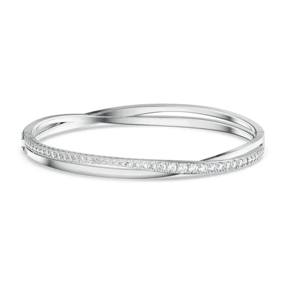 Pulseira Twist Rows Branco - Prata 925