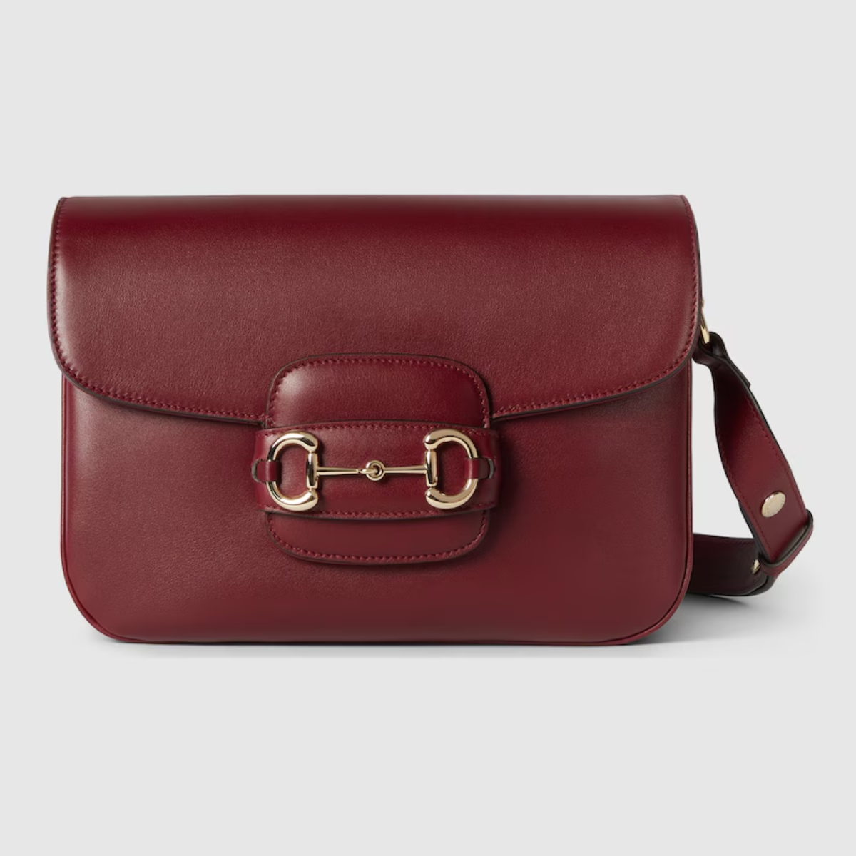 Bolsa De Ombro Horsebit 1955 Médio Vinho