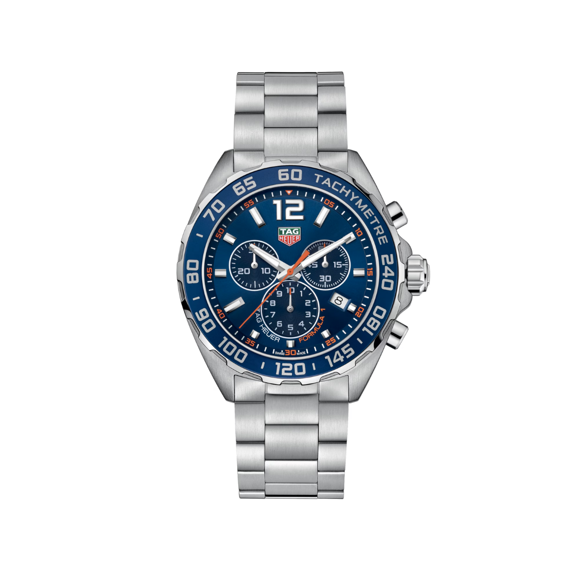 Relógio T.H Formula 1 Chronograph Fundo Azul