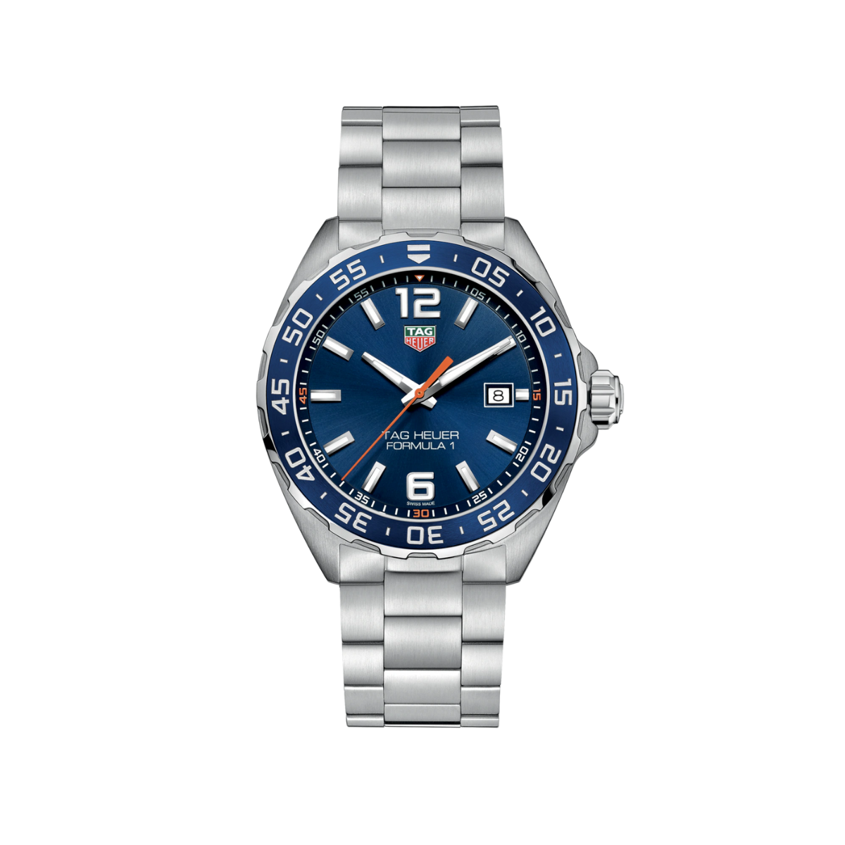 Relógio T.H Formula 1 Date Fundo Azul