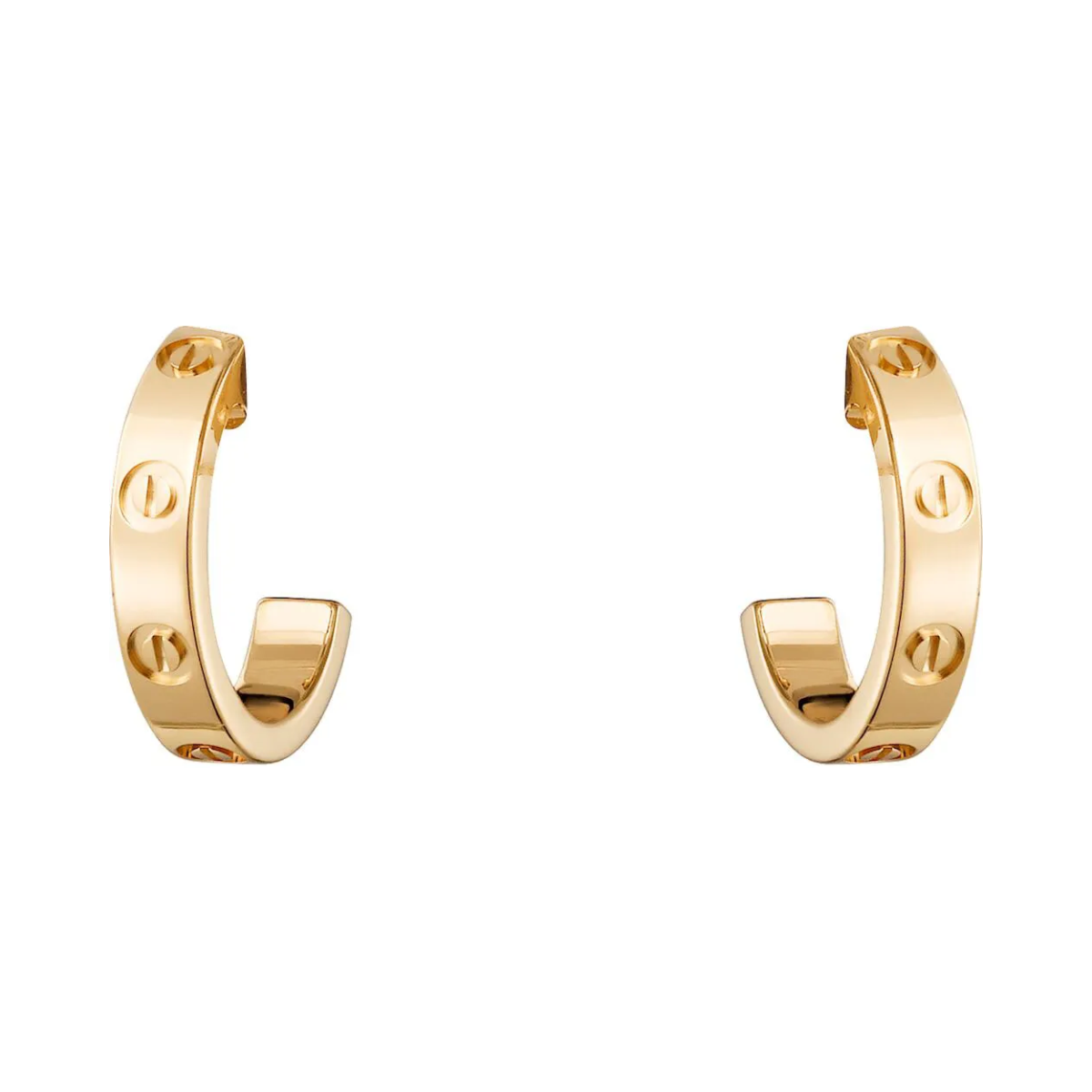 Brincos Argola Classic Love - Ouro 18K