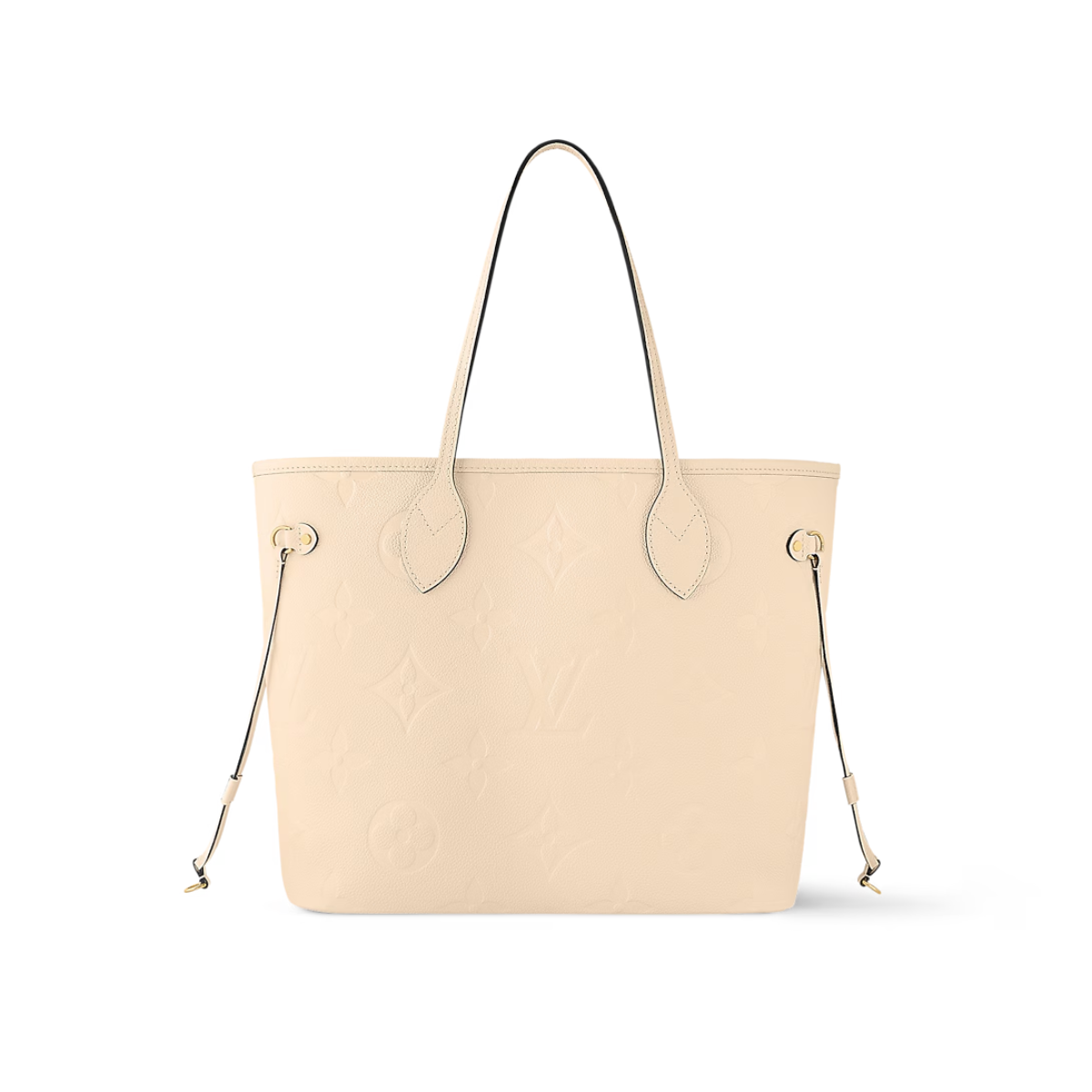 Bolsa LV Tote Neverfull MM Creme