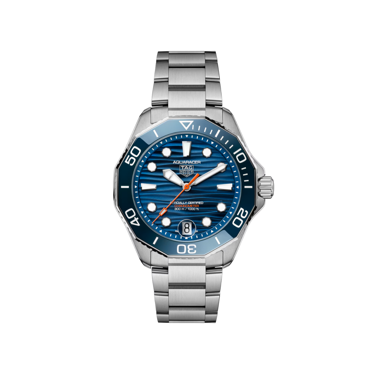 Relógio T.h Aquaracer Azul Professional 300 Date