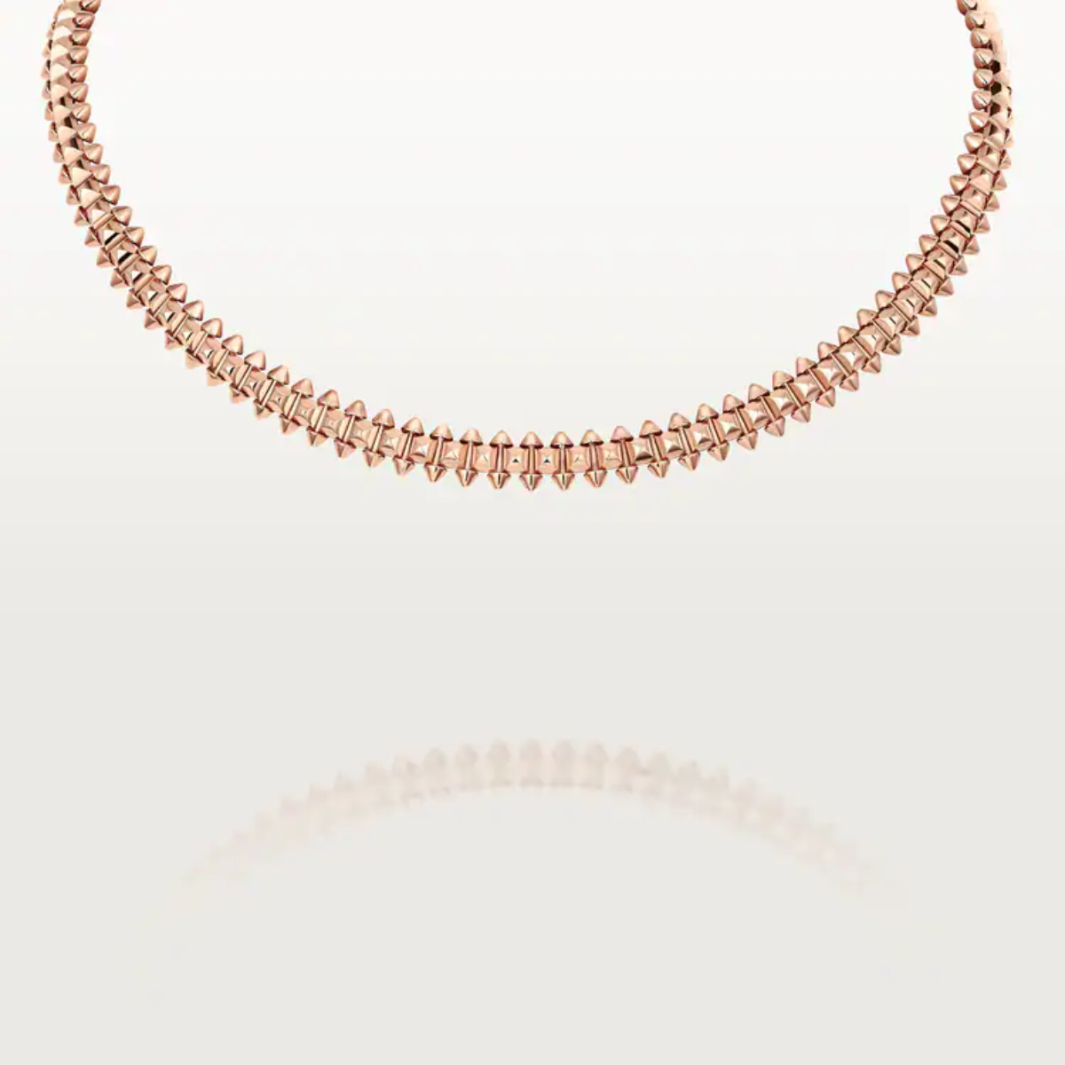 Colar Choker Clash Flexivel - Ouro Rose