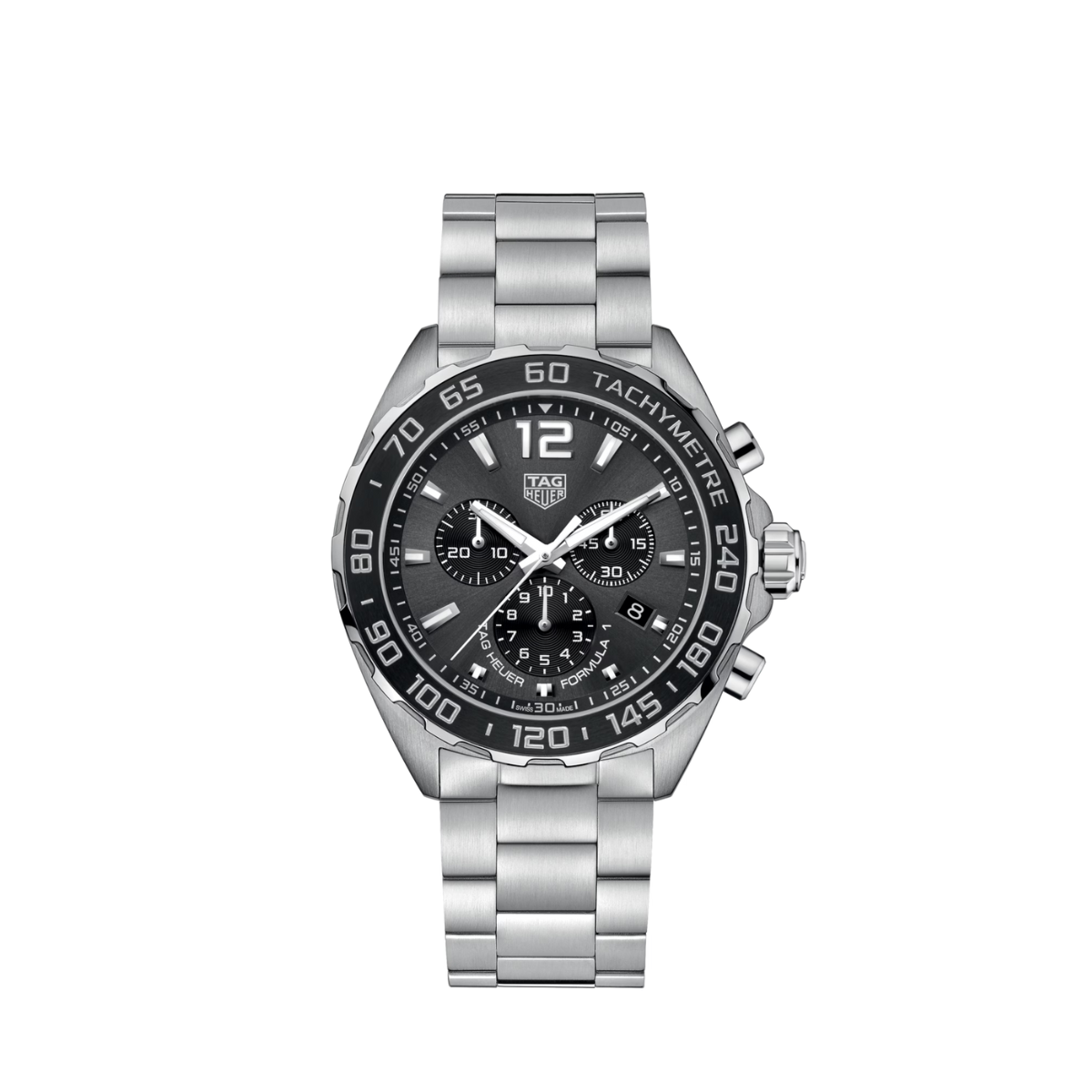 Relógio T.H Formula 1 Chronograph Fundo Cinza