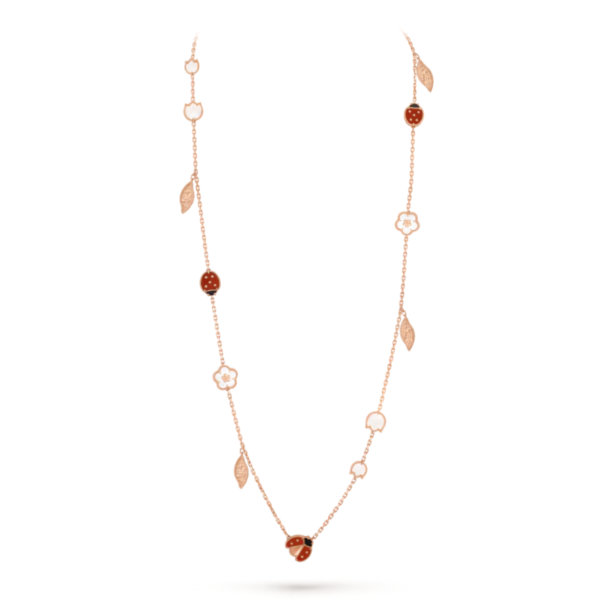 Colar Lucky Spring 15 Motivos - Ouro Rose