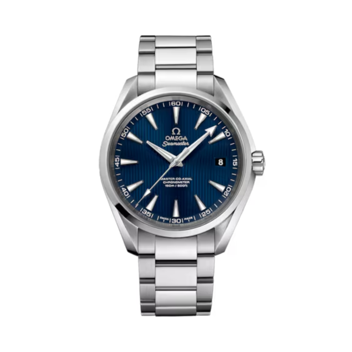 Relógio Omega Seamaster Aqua Terra 150M Calibre 8500 Fundo Azul